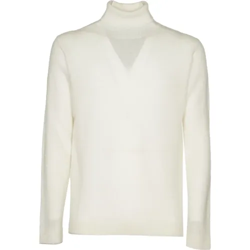 Turtlenecks, male, , Size: XL Cream Sweater Collection - Daniele Fiesoli - Modalova