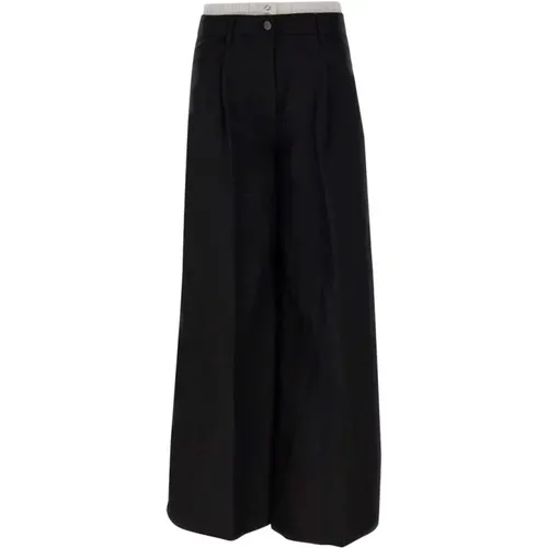 Linen and Viscose Trousers , female, Sizes: 2XS, XS - Remain Birger Christensen - Modalova