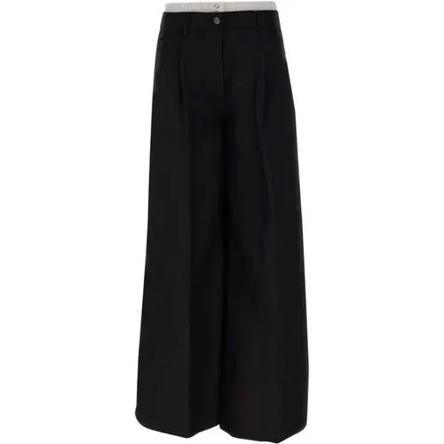 Linen and Viscose Trousers , female, Sizes: S, 2XS, XS - Remain Birger Christensen - Modalova