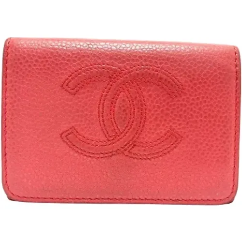 Pre-owned Leather wallets , female, Sizes: ONE SIZE - Chanel Vintage - Modalova