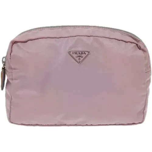 Pre-owned Clutches, female, , Size: ONE SIZE Pre-owned Fabric clutches - Prada Vintage - Modalova