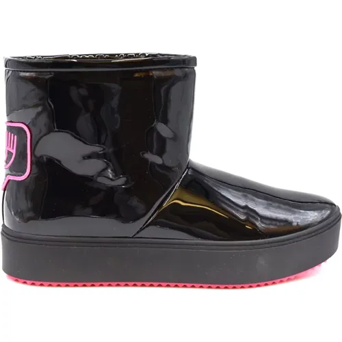 Boots with Eye Logo , female, Sizes: 3 UK - Chiara Ferragni Collection - Modalova