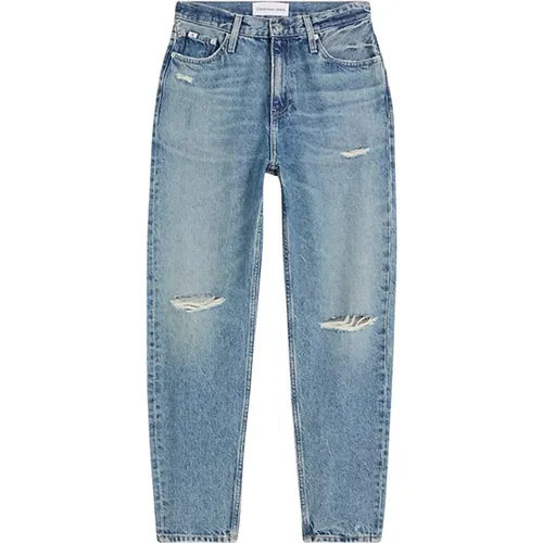 Klassische Mom Jeans , Damen, Größe: W24 - Calvin Klein - Modalova