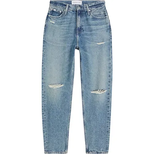 Klassische Mom Jeans , Damen, Größe: W30 - Calvin Klein - Modalova