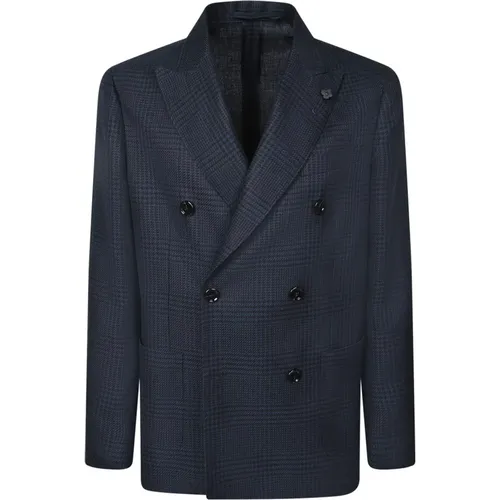 Blazers, male, , Size: L Blazer - Lardini - Modalova