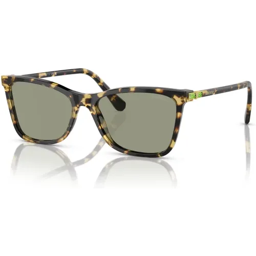 Havana/Dark Green Sunglasses SK 6010,Dark Havana/Light Sunglasses SK 6010 - Swarovski - Modalova