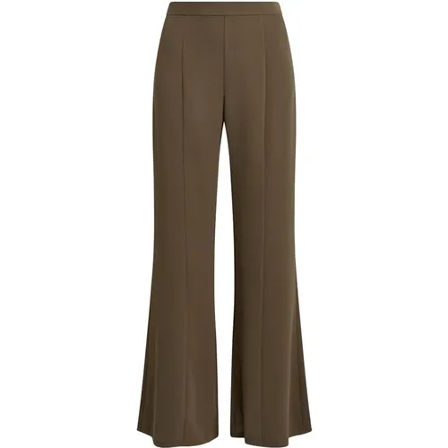 Elegant Crepe Trousers , female, Sizes: L, M, 2XS - Maliparmi - Modalova