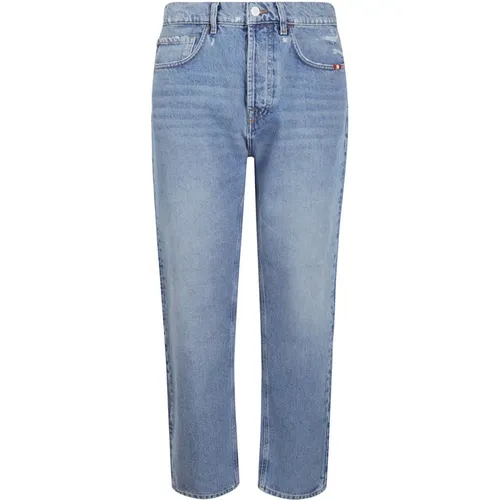 Slim-Fit Sommer Jeans , Herren, Größe: W31 - Amish - Modalova