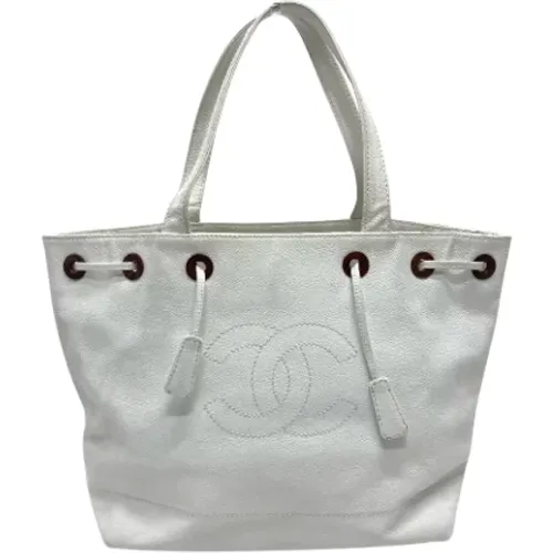 Pre-owned Tote Bags, female, , Size: ONE SIZE Pre-owned Leather chanel-bags - Chanel Vintage - Modalova