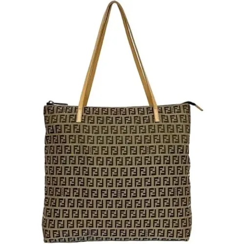 Pre-owned Tote Bags, female, , Size: ONE SIZE Pre-owned Canvas fendi-bags - Fendi Vintage - Modalova