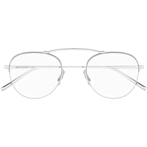 Metallic Optical Frames for Women , female, Sizes: 51 MM - Saint Laurent - Modalova