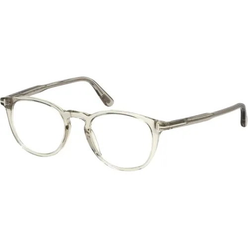 Transparent Grey Eyewear Frames , unisex, Größe: 49 MM - Tom Ford - Modalova