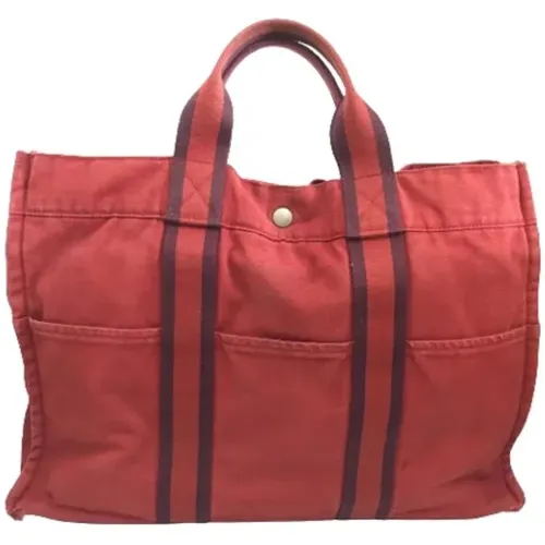 Pre-owned Canvas totes , female, Sizes: ONE SIZE - Hermès Vintage - Modalova