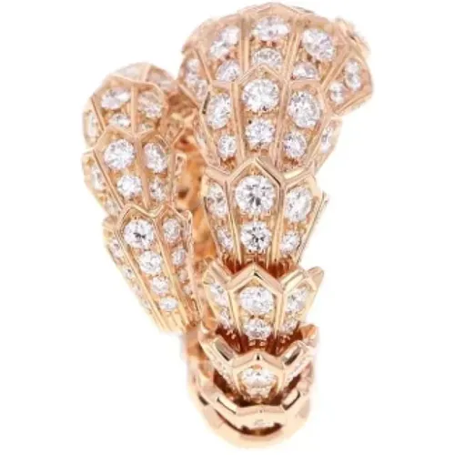 Pre-owned Jewellery, female, , Size: ONE SIZE Pre-owned Rose Gold rings - Bvlgari Vintage - Modalova