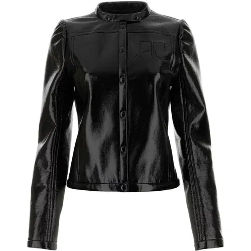 Vinyl Jacket - Stylish and Trendy , female, Sizes: XS - Courrèges - Modalova