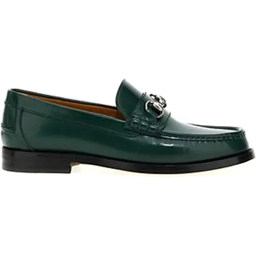 Loafers, male, , Size: 8 1/2 US Classic Slip-On Loafer Shoes - Gucci - Modalova