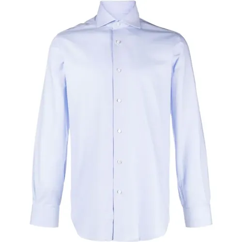 Italian Cotton Dress Shirt , male, Sizes: 5XL - Barba - Modalova