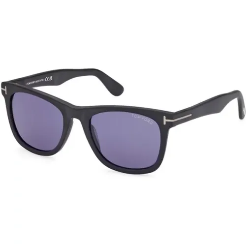 Matte Blue Sunglasses Ft1099 , unisex, Sizes: 52 MM - Tom Ford - Modalova