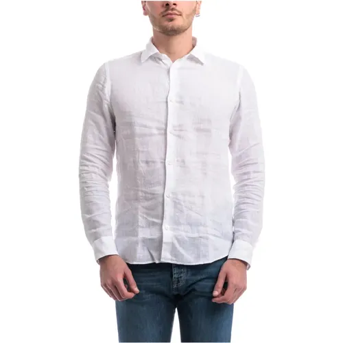 Linen Shirt , male, Sizes: 3XL, 2XL - Altea - Modalova