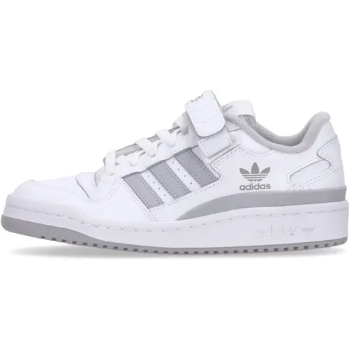 Niedrige Sneakers - Weiß/Grau , Damen, Größe: 37 1/3 EU - Adidas - Modalova