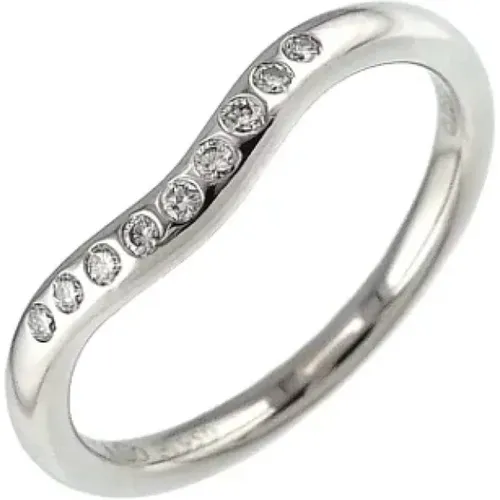 Pre-owned Jewellery, female, , Size: ONE SIZE Pre-owned Platinum rings - Tiffany & Co. Pre-owned - Modalova