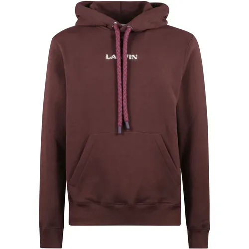 Logo Mohair Hoodie , Herren, Größe: M - Lanvin - Modalova