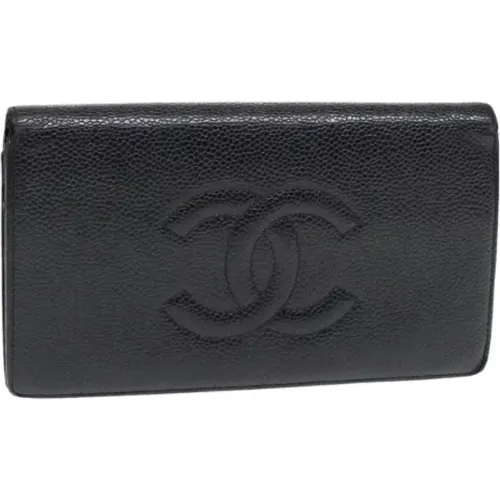 Pre-owned Leather wallets , female, Sizes: ONE SIZE - Chanel Vintage - Modalova