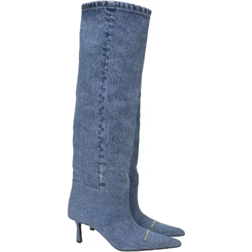 Cotton boots , female, Sizes: 5 1/2 UK - alexander wang - Modalova