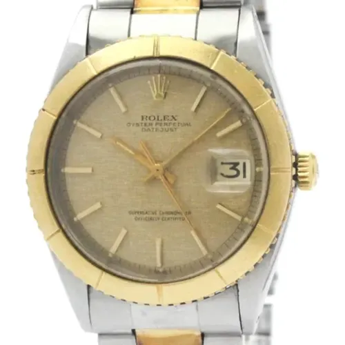 Pre-owned Stainless Steel watches , male, Sizes: ONE SIZE - Rolex Vintage - Modalova