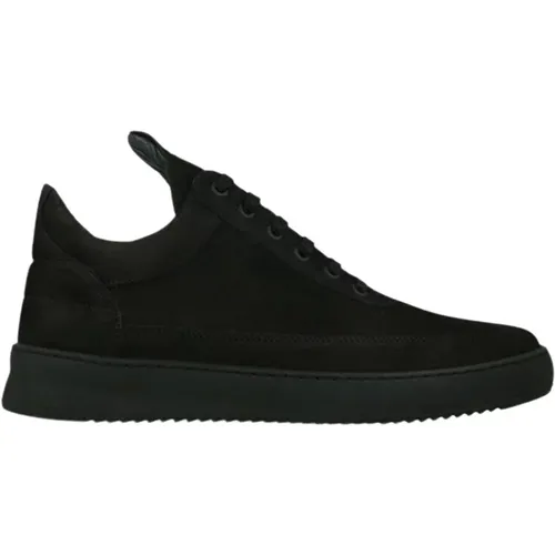 Low Top Ripple Tonal Sneakers , male, Sizes: 11 UK, 9 UK, 7 UK, 16 UK, 4 UK, 3 UK, 10 UK, 6 UK, 18 UK, 17 UK - Filling Pieces - Modalova