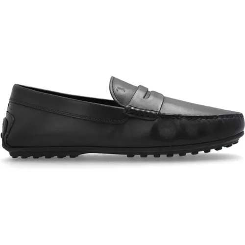 Loafers, male, , Size: 9 US Leather moccasins - TOD'S - Modalova