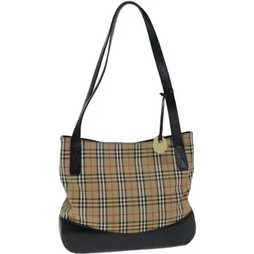 Pre-owned Tote Bags, female, , Size: ONE SIZE Pre-owned Canvas totes - Burberry Vintage - Modalova