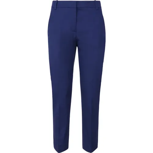 Blaue Zigaretten-Fit Stretchhose , Damen, Größe: 2XS - pinko - Modalova