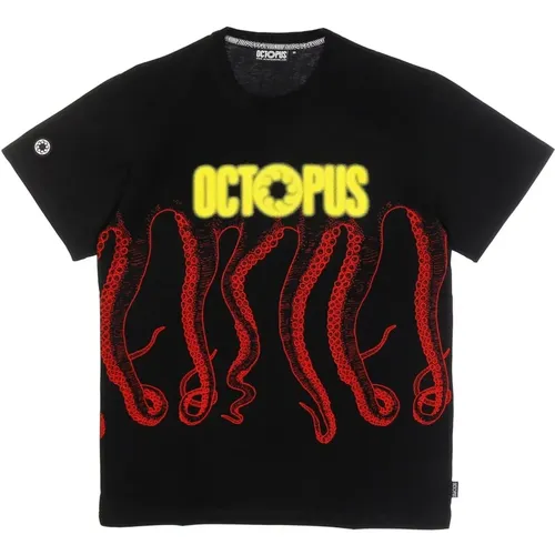 Blurred Tee - Streetwear Kollektion - Octopus - Modalova