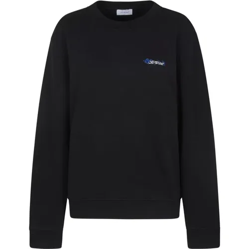 Sweatshirts, female, , Size: XL Flower Arrow Regular Crewneck Sweatshirt - Off White - Modalova