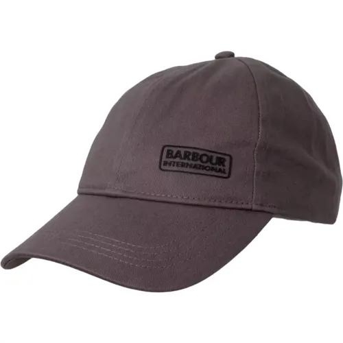 Caps, male, , Size: ONE SIZE Sporty Norton Drill Sport Cap Grey - Barbour - Modalova