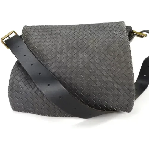 Pre-owned Cross Body Bags, female, , Size: ONE SIZE Pre-owned Leather shoulder-bags - Bottega Veneta Vintage - Modalova