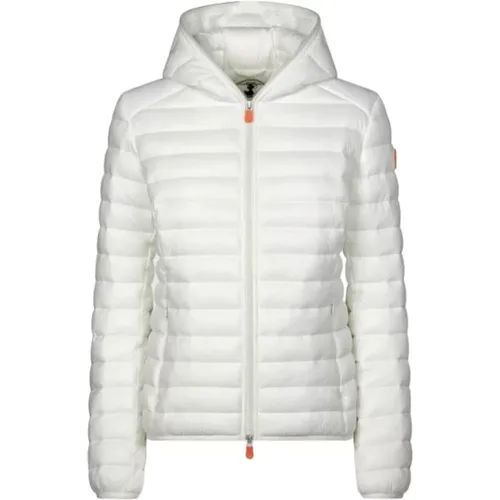 Weiße Daisy Steppjacke , Damen, Größe: XS - Save The Duck - Modalova