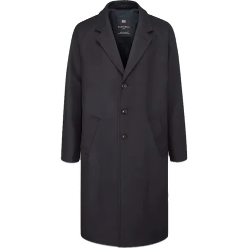 Single-Breasted Coats, male, , Size: S Classic Chesterfield Overcoat in Navy - Gloverall - Modalova