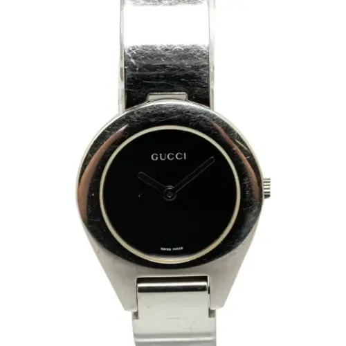 Pre-owned Stainless Steel watches , female, Sizes: ONE SIZE - Gucci Vintage - Modalova