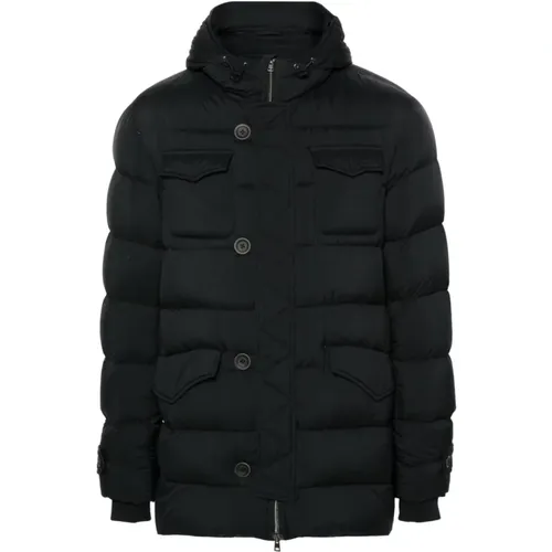 Padded Coat with Hood , male, Sizes: 3XL, 2XL, S, XL, L, M - Herno - Modalova