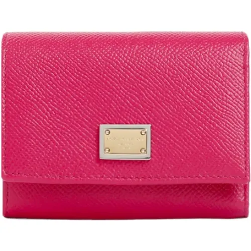 Purple Clutch Wallet , female, Sizes: ONE SIZE - Dolce & Gabbana - Modalova