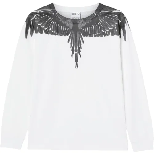 Ghost Wings Langarm T-Shirt - Marcelo Burlon - Modalova
