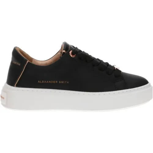 Leather London Sneakers Style , female, Sizes: 4 UK - Alexander Smith - Modalova