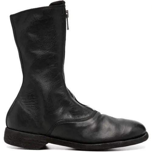Front ZIP Boots , female, Sizes: 6 UK, 7 UK, 3 UK - Guidi - Modalova