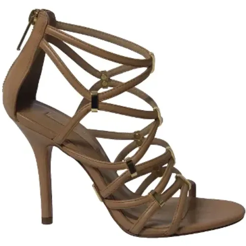 Pre-owned Leather sandals , female, Sizes: 2 1/2 UK - Michael Kors Pre-owned - Modalova