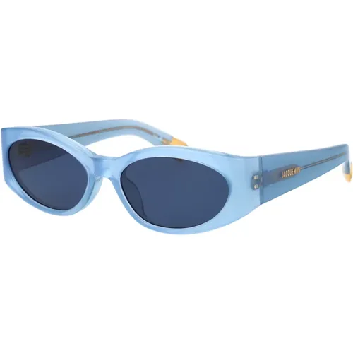 Oval Sunglasses for Stylish Sun Protection , unisex, Sizes: 55 MM - Jacquemus - Modalova