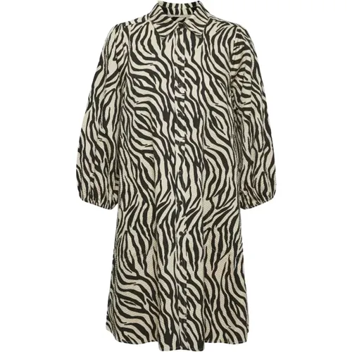 Zebra Print Dress Eleinapw Dr , female, Sizes: 3XL, L, 2XL, XL, XS, S, M, 2XS - Part Two - Modalova
