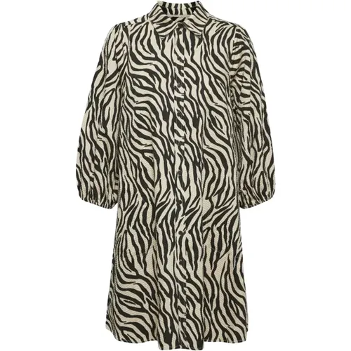 Zebra Print Dress Eleinapw Dr , female, Sizes: M, 2XS - Part Two - Modalova