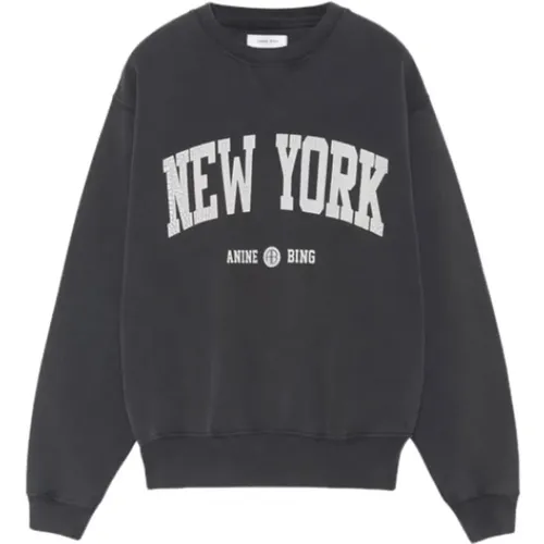 New York University Sweatshirt Kontrastdruck , Damen, Größe: M - Anine Bing - Modalova